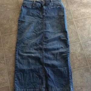 Stretch sz 8 jean skirt